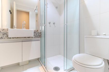 Banheiro de kitnet/studio à venda com 1 quarto, 30m² em Centro Histórico de São Paulo, São Paulo