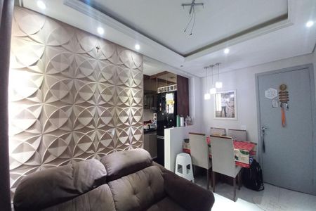 Sala de apartamento à venda com 2 quartos, 50m² em Jardim Marcia, Campinas