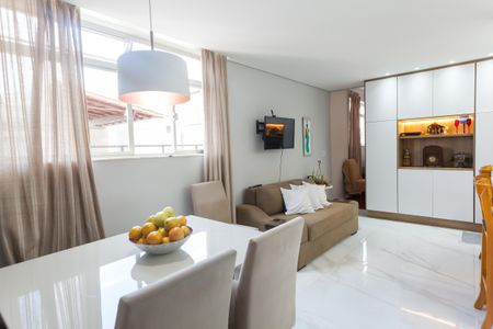 Sala de Jantar de apartamento à venda com 4 quartos, 125m² em Sion, Belo Horizonte