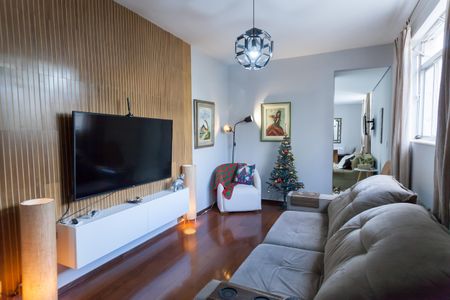 sala de apartamento à venda com 4 quartos, 125m² em Sion, Belo Horizonte
