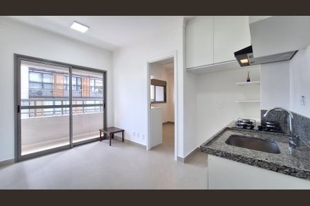 Sala/Cozinha de kitnet/studio para alugar com 1 quarto, 30m² em Pompeia, São Paulo