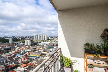 Varanda da Sala de apartamento para alugar com 2 quartos, 50m² em Vila Agua Funda, São Paulo