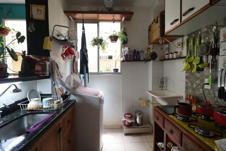 Cozinha de apartamento para alugar com 2 quartos, 42m² em Residencial Jequitibá, Ribeirão Preto