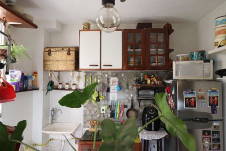 Cozinha de apartamento para alugar com 2 quartos, 42m² em Residencial Jequitibá, Ribeirão Preto