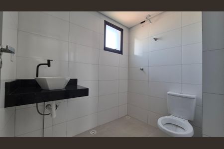 Banheiro  de kitnet/studio à venda com 1 quarto, 20m² em Vila Sao Pedro, Santo André