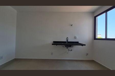 Cozinha  de kitnet/studio à venda com 1 quarto, 20m² em Vila Sao Pedro, Santo André