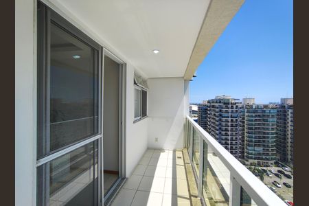 Varanda da Sala  de apartamento à venda com 3 quartos, 127m² em Barra Olímpica, Rio de Janeiro