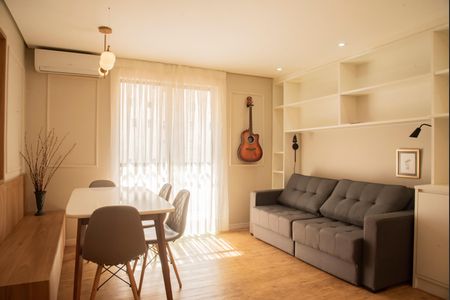 Sala de apartamento para alugar com 1 quarto, 50m² em Vila Monte Alegre, São Paulo