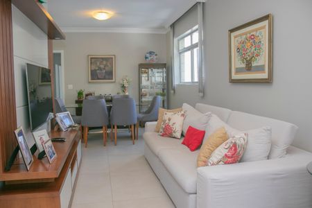 Sala de apartamento à venda com 3 quartos, 94m² em Sion, Belo Horizonte