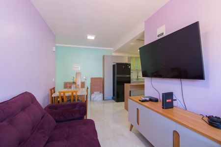 Sala de apartamento para alugar com 2 quartos, 50m² em Harmonia, Canoas
