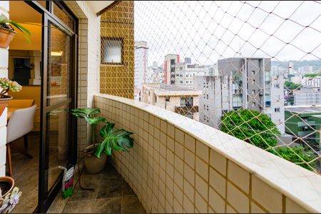 Varanda de apartamento à venda com 3 quartos, 90m² em Coracao de Jesus, Belo Horizonte