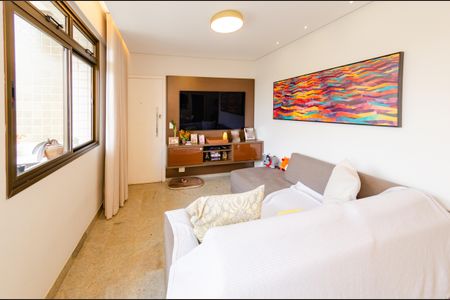 Sala de apartamento à venda com 3 quartos, 90m² em Coracao de Jesus, Belo Horizonte