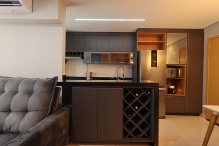 Cozinha de apartamento para alugar com 1 quarto, 57m² em Nova Aliança, Ribeirão Preto