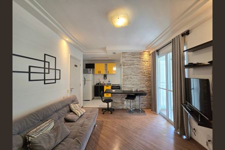 Sala de apartamento para alugar com 1 quarto, 40m² em Vila Olímpia, São Paulo