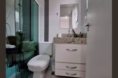 Banheiro de apartamento à venda com 2 quartos, 82m² em Jardim Paraiso, Santo André