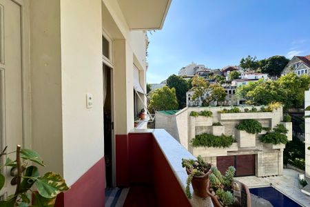 Varanda da Sala de apartamento para alugar com 3 quartos, 140m² em Flamengo, Rio de Janeiro