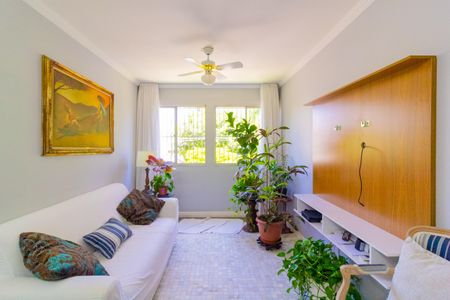 Sala de Estar de apartamento à venda com 2 quartos, 74m² em Chácara Santo Antônio (zona Sul), São Paulo
