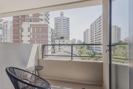 Varanda de kitnet/studio para alugar com 1 quarto, 24m² em Perdizes, São Paulo