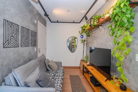 Sala de apartamento à venda com 2 quartos, 50m² em Santa Fé, Porto Alegre