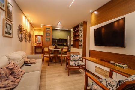 Sala de apartamento à venda com 3 quartos, 78m² em Jardim Bom Tempo, Taboão da Serra