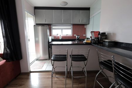 Sala de apartamento para alugar com 2 quartos, 52m² em Vila Assunção, Santo André