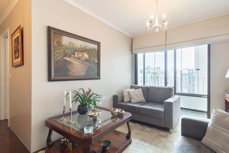 Sala de apartamento à venda com 2 quartos, 69m² em Indianópolis, São Paulo