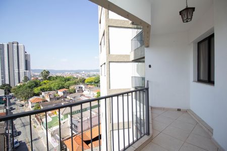 Varanda da Sala de apartamento para alugar com 3 quartos, 93m² em Vila Albertina, São Paulo