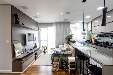 Sala de apartamento para alugar com 2 quartos, 65m² em Barra Funda, São Paulo