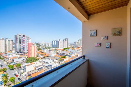 Varanda da sala de apartamento para alugar com 3 quartos, 70m² em Vila Valparaíso, Santo André