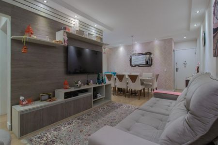 Sala de apartamento para alugar com 3 quartos, 84m² em Vila Bocaina, Mauá