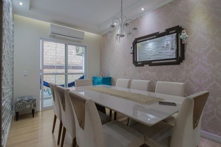 Sala de jantar de apartamento para alugar com 3 quartos, 84m² em Vila Bocaina, Mauá