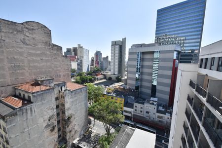 Vista da Varanda do Studio de kitnet/studio para alugar com 1 quarto, 25m² em Liberdade, São Paulo