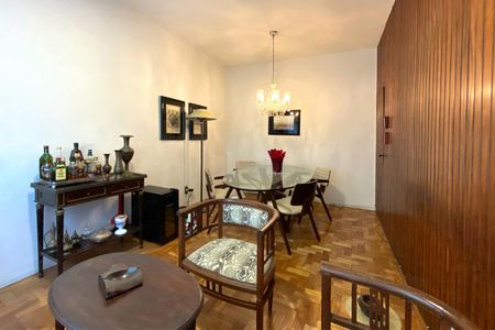 Sala de apartamento à venda com 3 quartos, 90m² em Santo Antônio, Belo Horizonte