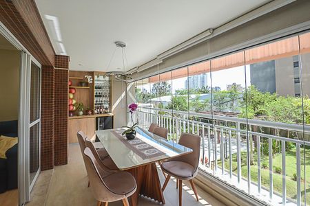 Varanda gourmet de apartamento à venda com 3 quartos, 127m² em Jardim Chácara Inglesa, São Bernardo do Campo