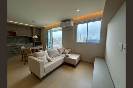 Sala de apartamento para alugar com 1 quarto, 65m² em Bethaville I, Barueri