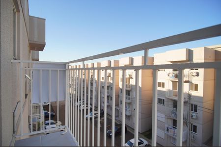 varanda da sala de apartamento à venda com 2 quartos, 47m² em Santo Afonso, Novo Hamburgo