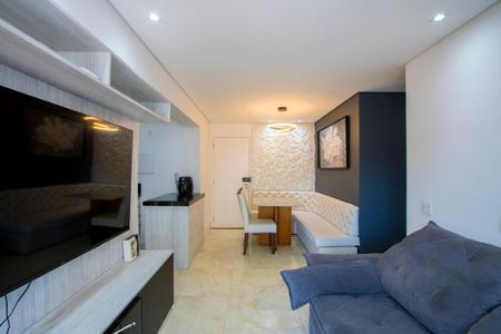 Sala de apartamento para alugar com 2 quartos, 57m² em Vila Homero Thon, Santo André