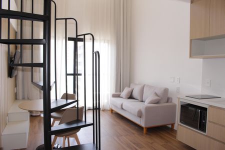 sala  de kitnet/studio para alugar com 1 quarto, 30m² em Consolação, São Paulo