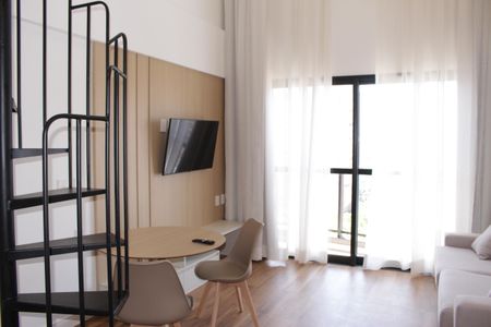 sala  de kitnet/studio para alugar com 1 quarto, 30m² em Consolação, São Paulo