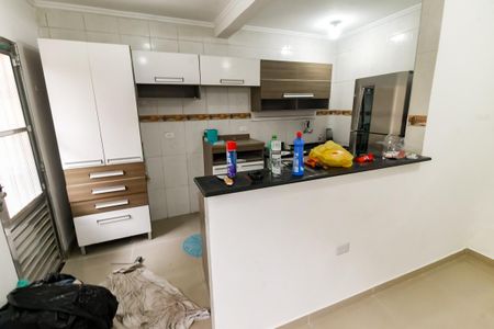 Cozinha - Armários de casa para alugar com 1 quarto, 47m² em Jardim Maria Rosa, Taboão da Serra