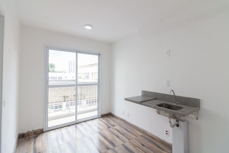 Sala - Cozinha de apartamento à venda com 1 quarto, 28m² em Vila Butantã, São Paulo