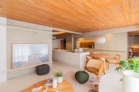 Sala/Cozinha de apartamento à venda com 2 quartos, 129m² em Jardim Paulista, São Paulo