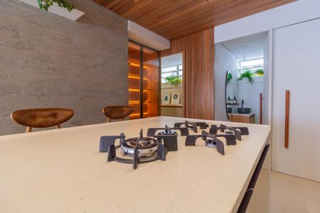 Sala/Cozinha de apartamento à venda com 2 quartos, 129m² em Jardim Paulista, São Paulo