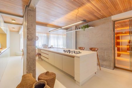 Sala/Cozinha de apartamento à venda com 2 quartos, 129m² em Jardim Paulista, São Paulo