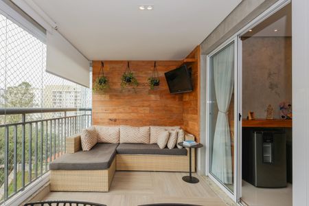 Varanda da Sala de apartamento à venda com 2 quartos, 104m² em Parque Reboucas, São Paulo