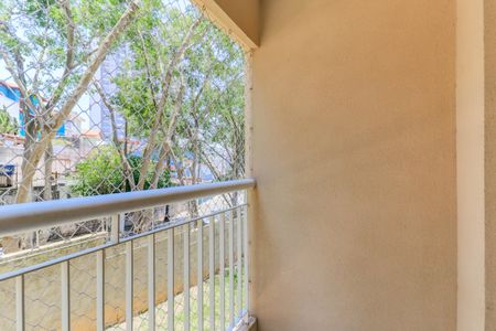 Varanda da Sala de apartamento para alugar com 2 quartos, 49m² em Jardim Casablanca, São Paulo