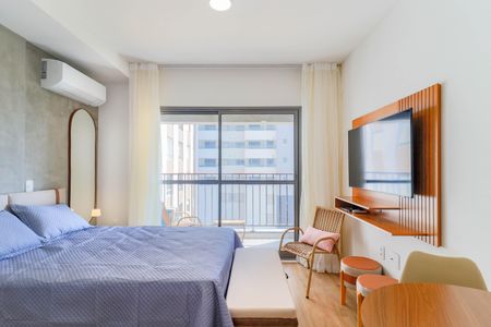 Studio de kitnet/studio para alugar com 1 quarto, 29m² em Santo Amaro, São Paulo