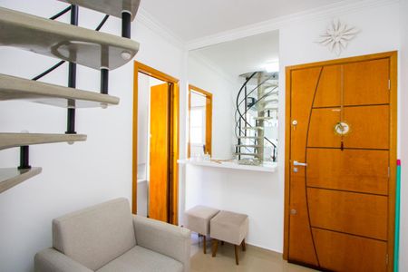 Sala 1 de apartamento à venda com 3 quartos, 97m² em Vila Príncipe de Gales, Santo André