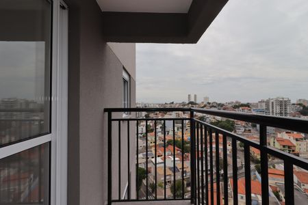 Varanda da Sala de apartamento para alugar com 2 quartos, 47m² em Campestre, Santo André