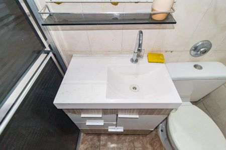 Detalhe - Banheiro de casa para alugar com 2 quartos, 54m² em Vila Regente Feijó, São Paulo